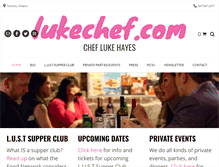 Tablet Screenshot of lukechef.com